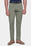 The Timeless Chino Men's Olive Pants Tailored Fit Casual Trousers For Work