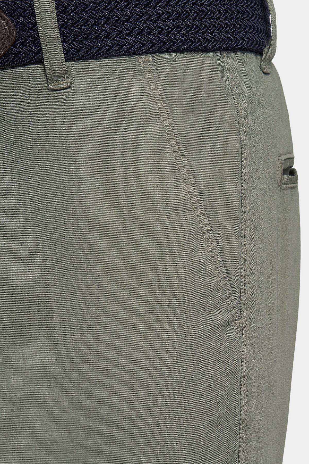 The Timeless Chino Men's Olive Pants Tailored Fit Casual Trousers For Work