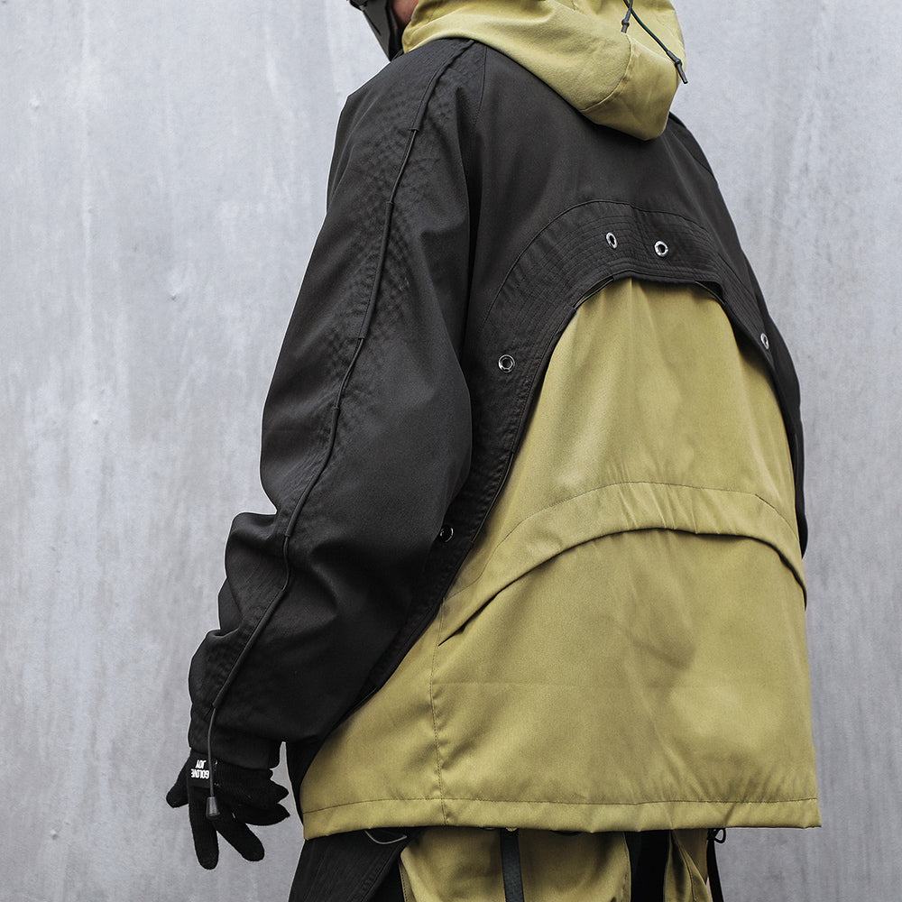 HiJ14 Black Industrial Climber Jacket with thermal insulation and adjustable fit for industrial climbing