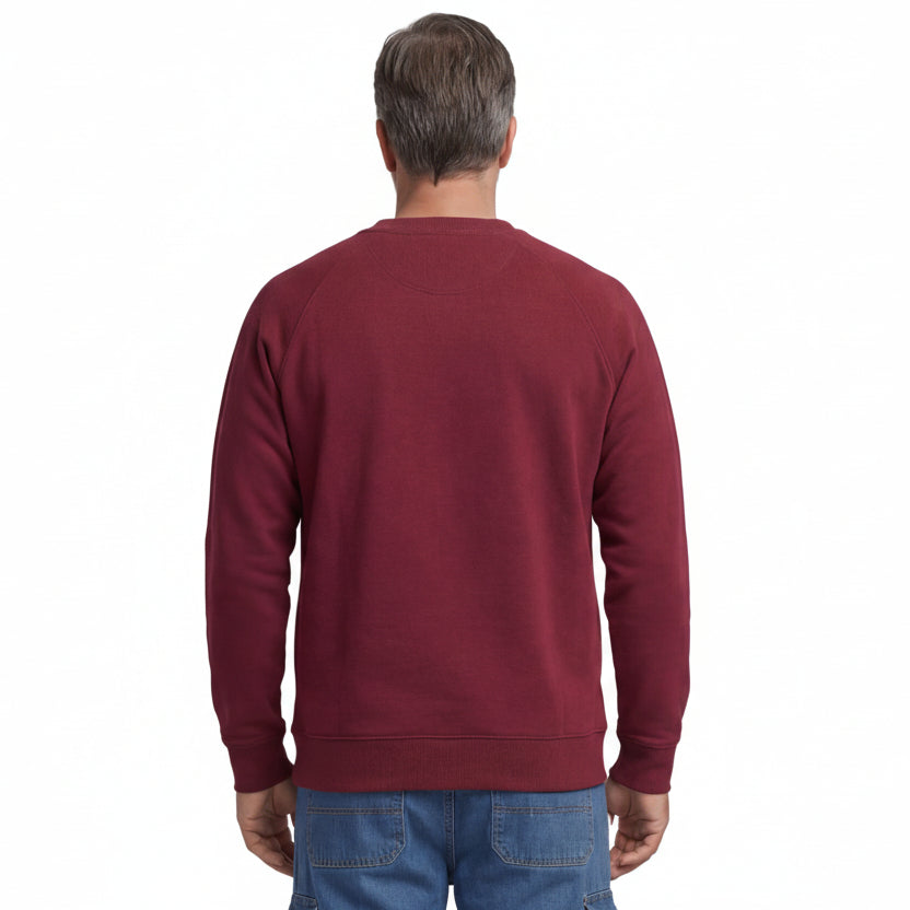 Premium Mens 3 Pocket Fleece Sweatshirt With Raglan Seams. "Babe, where are my keys?"