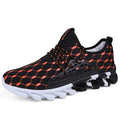 Blade men's sports casual shoes with mesh upper and color matching design