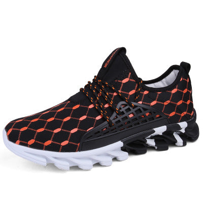 Blade men's sports casual shoes with mesh upper and color matching design