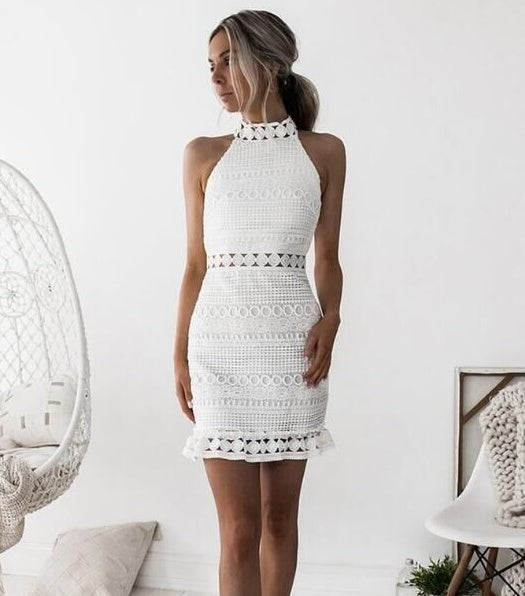 Light, comfortable beachwear dress designed for ease from cabana to beach with breathable fabric and relaxed fit