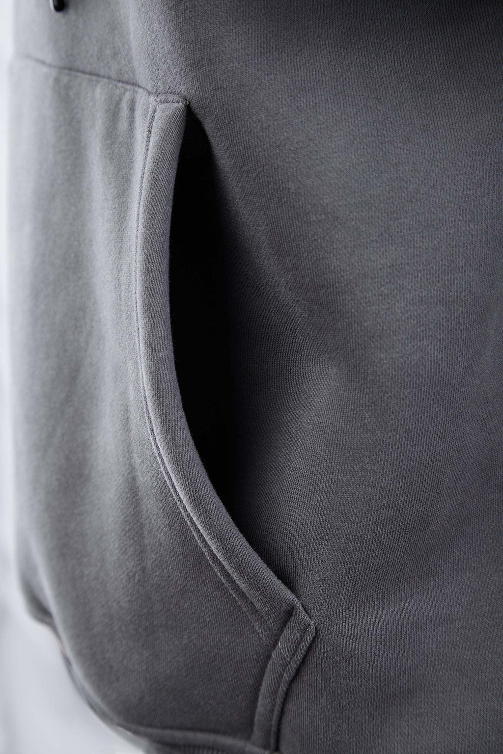 Niepce Cyber01 Hoodie with embroidered i-tech logo and Japanese kanji, grey fleece lined and durable Cyberpunk 2077 inspired design