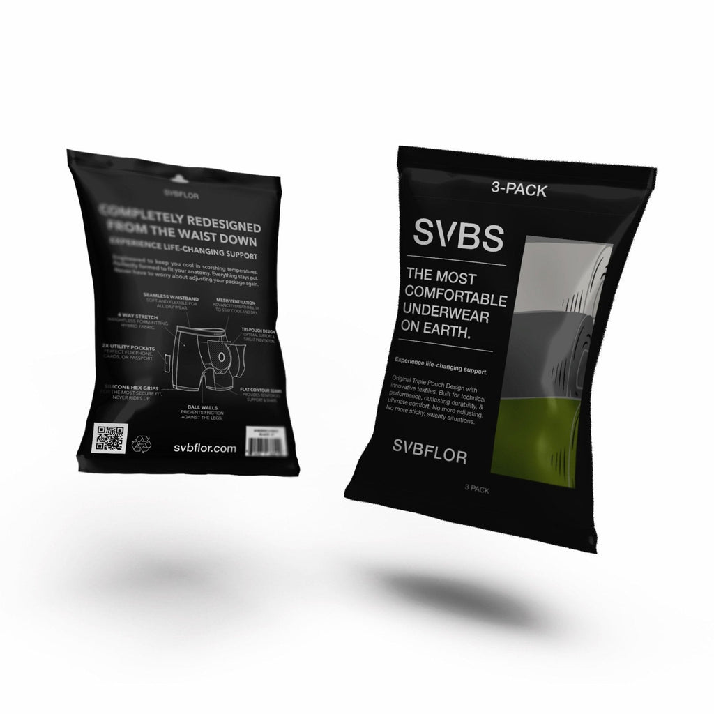SVBS Tri Pouch Bamboo Modal Boxer Briefs 3 Pack With Ball Wall Support Comfort