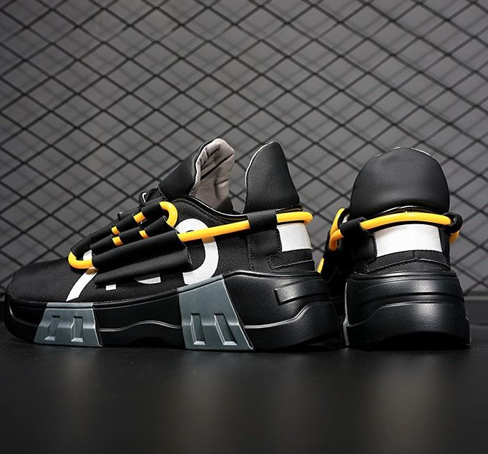 The Enigma lightweight city walk casual sneaker with front strap closure and breathable mesh lining