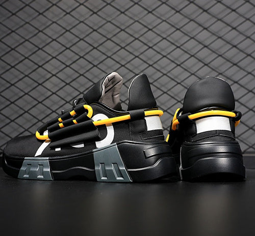 The Enigma lightweight city walk casual sneaker with front strap closure and breathable mesh lining