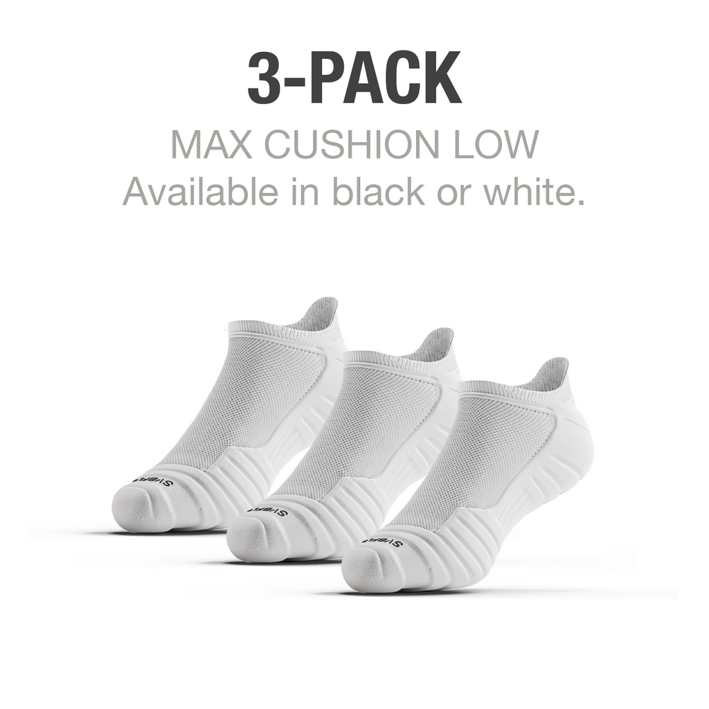 CloudFusion™ Athletic Cushioned No Show Socks with arch support and breathable mesh design