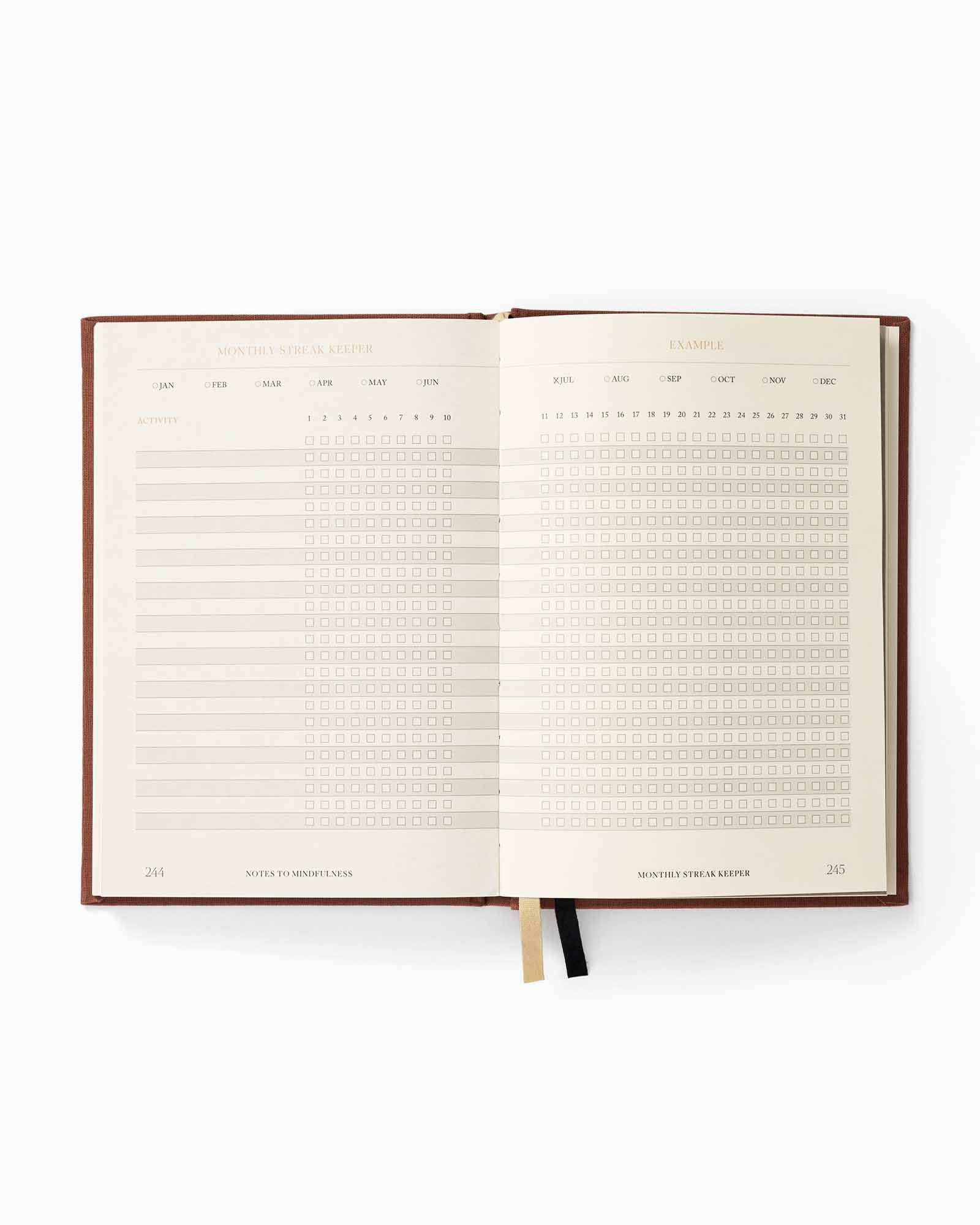 Notes to Mindfulness Journal - Sunset Orange (Same As The Previous Journal But A Little Rhetoric For the Buddhist In You.)