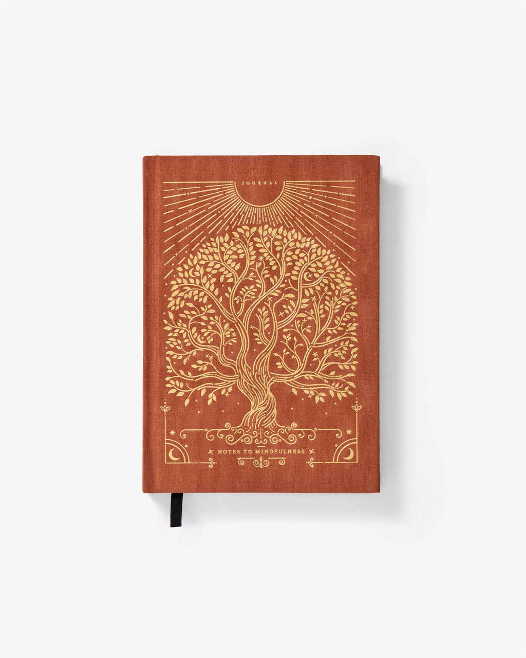 Notes to Mindfulness Journal - Sunset Orange (Same As The Previous Journal But A Little Rhetoric For the Buddhist In You.)