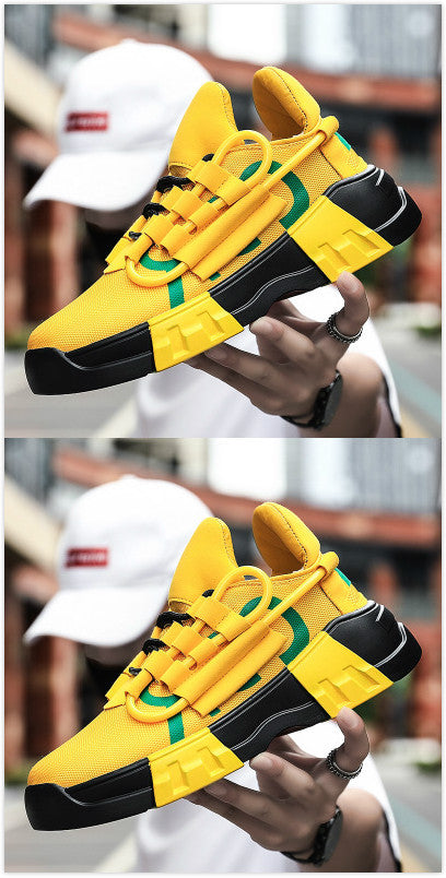 The Enigma unique city walk casual sneakers with front strap and breathable mesh lining
