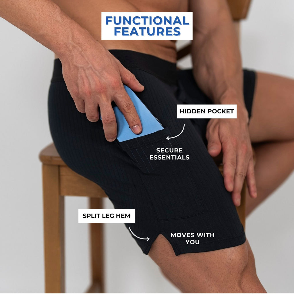 Svbsleep Mens Tri Pouch boxers with Tencel cooling support for moisture-wicking, anatomical overnight comfort