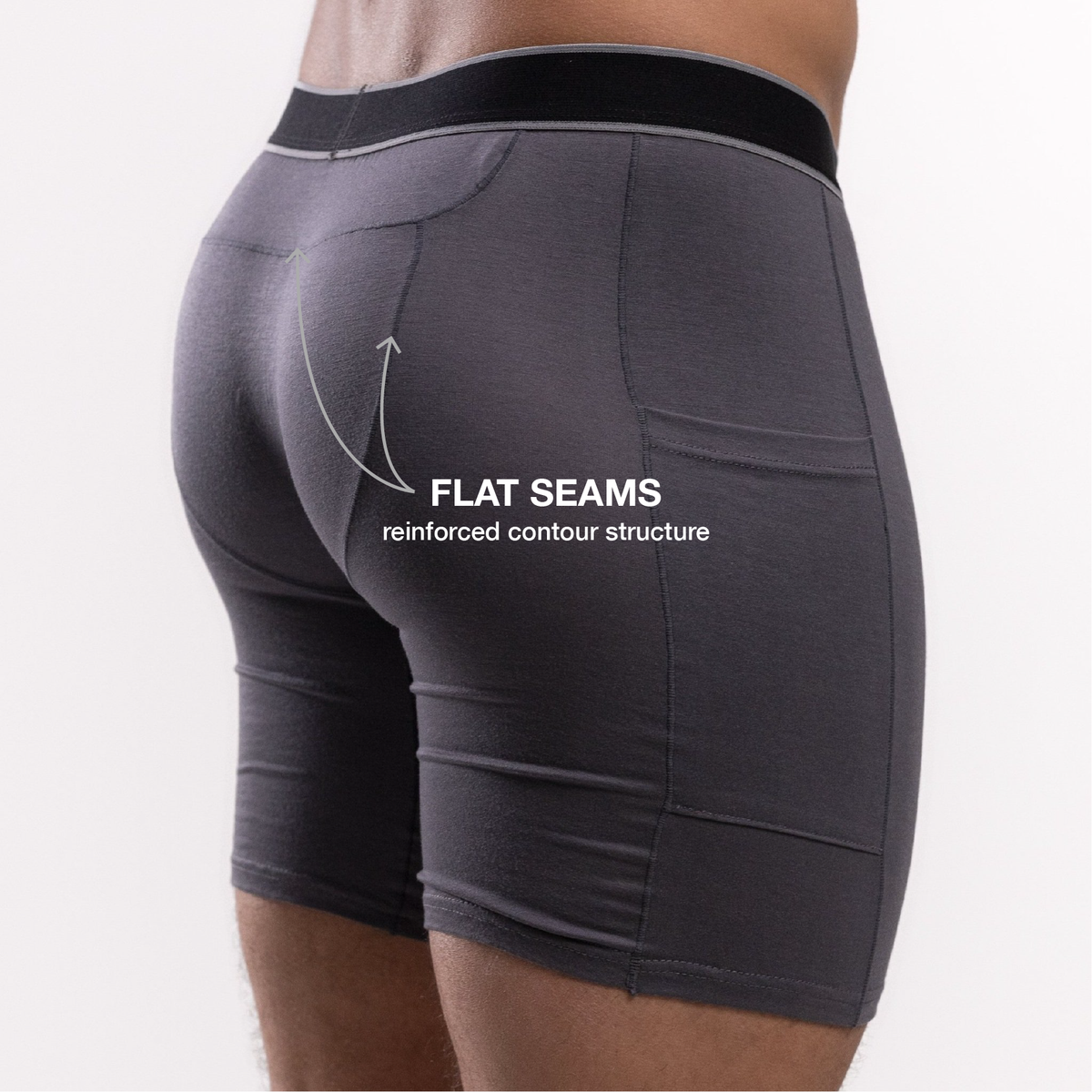 SVBS Tri Pouch Bamboo Modal Boxer Briefs 3 Pack With Ball Wall Support Comfort