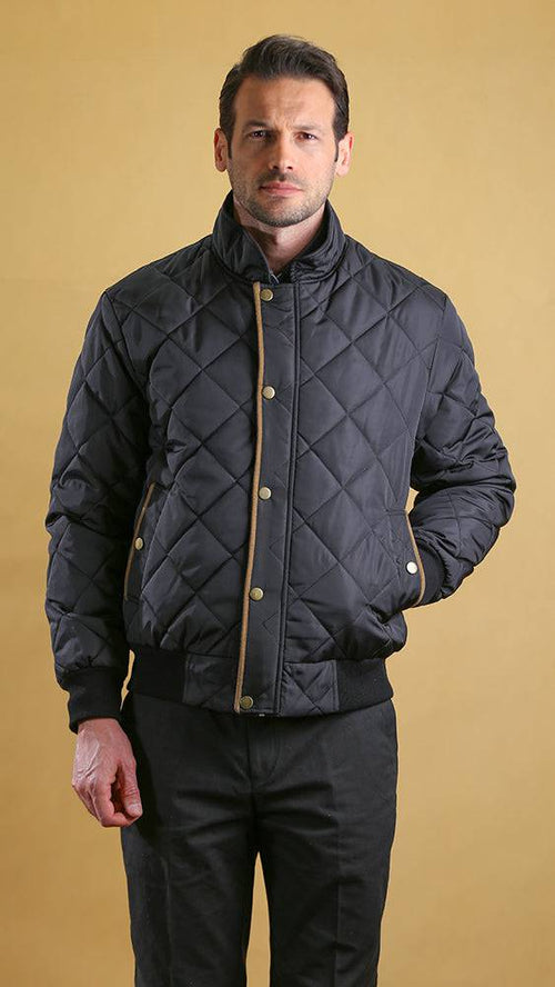 Bright Moons Airman Bomber Jacket Night Structured Warmth Outerwear