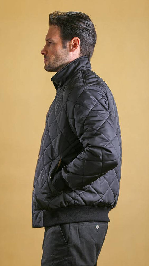 Bright Moons Airman Bomber Jacket Night Structured Warm Outerwear