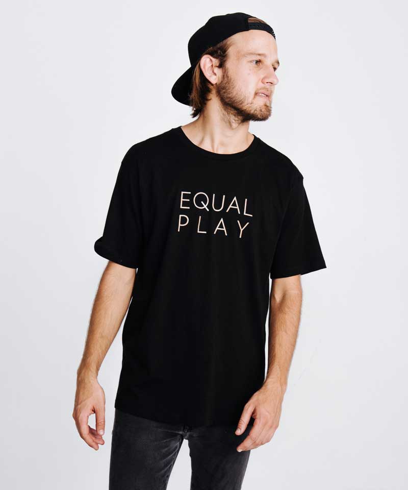 Equal Play Mens Athletic T Shirt Womens Soccer Support Tee
