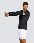 Spin It Elevate Compression  Running Sleeves UPF50 Sun Protection Lightweight Black