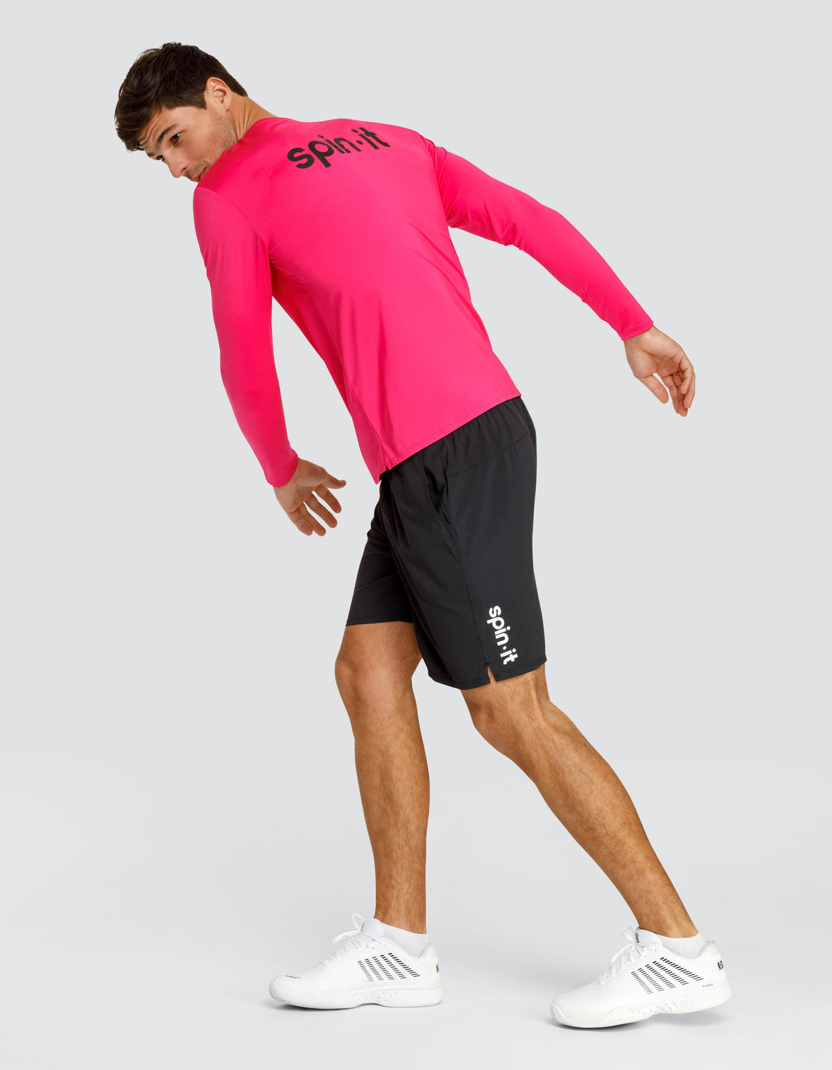 spin it AARON 7" INSEAM SHORT - ONYX BLACK