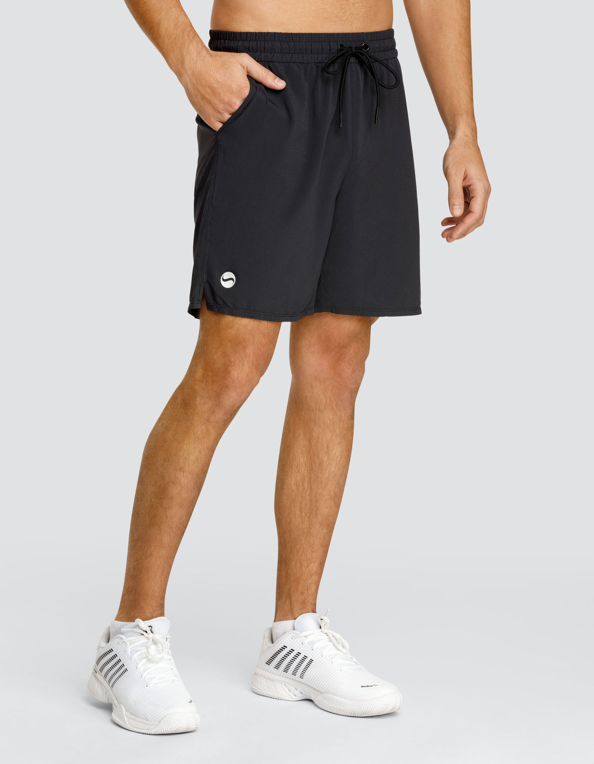 spin it AARON 7" INSEAM SHORT - ONYX BLACK
