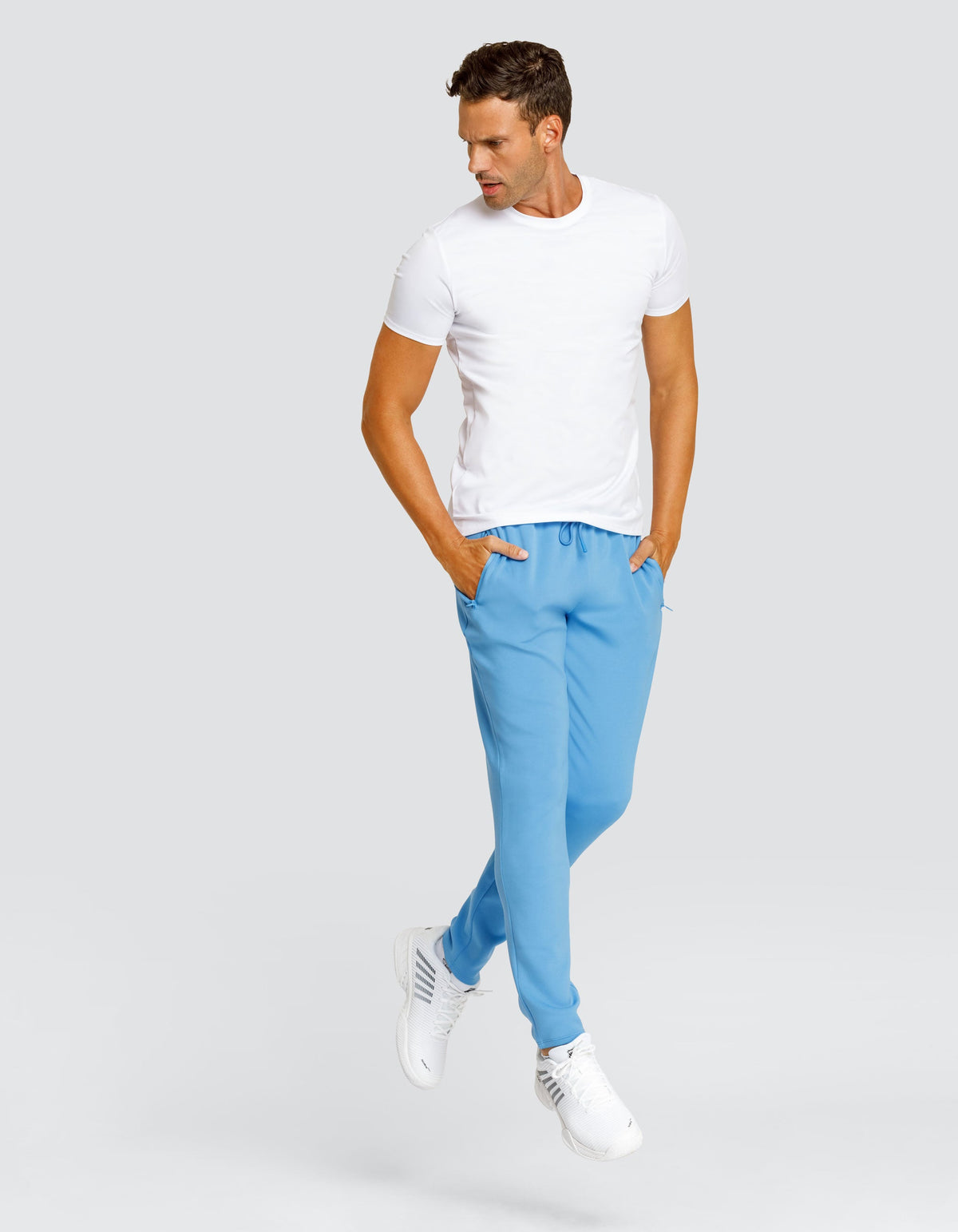 Andrew Mid Rise Jogger Cloud Jersey Drawcord Waist Pacific Coast - Can I Fish In This?