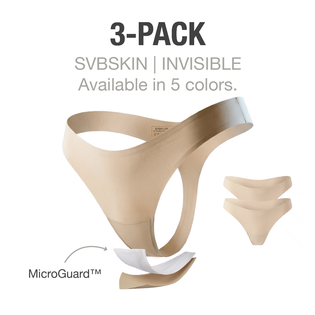 INVISIBLE Thong seamless camel toe-proof underwear in multiple colors with laser-cut edges and antimicrobial fabric