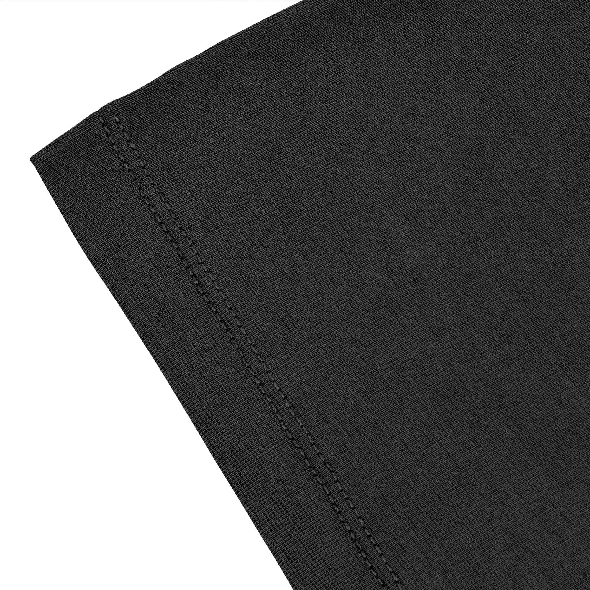 Men's Bamboo Rayon Crew Neck Tee Shirt in black with tailored fit and breathable fabric designed for comfort and stretch