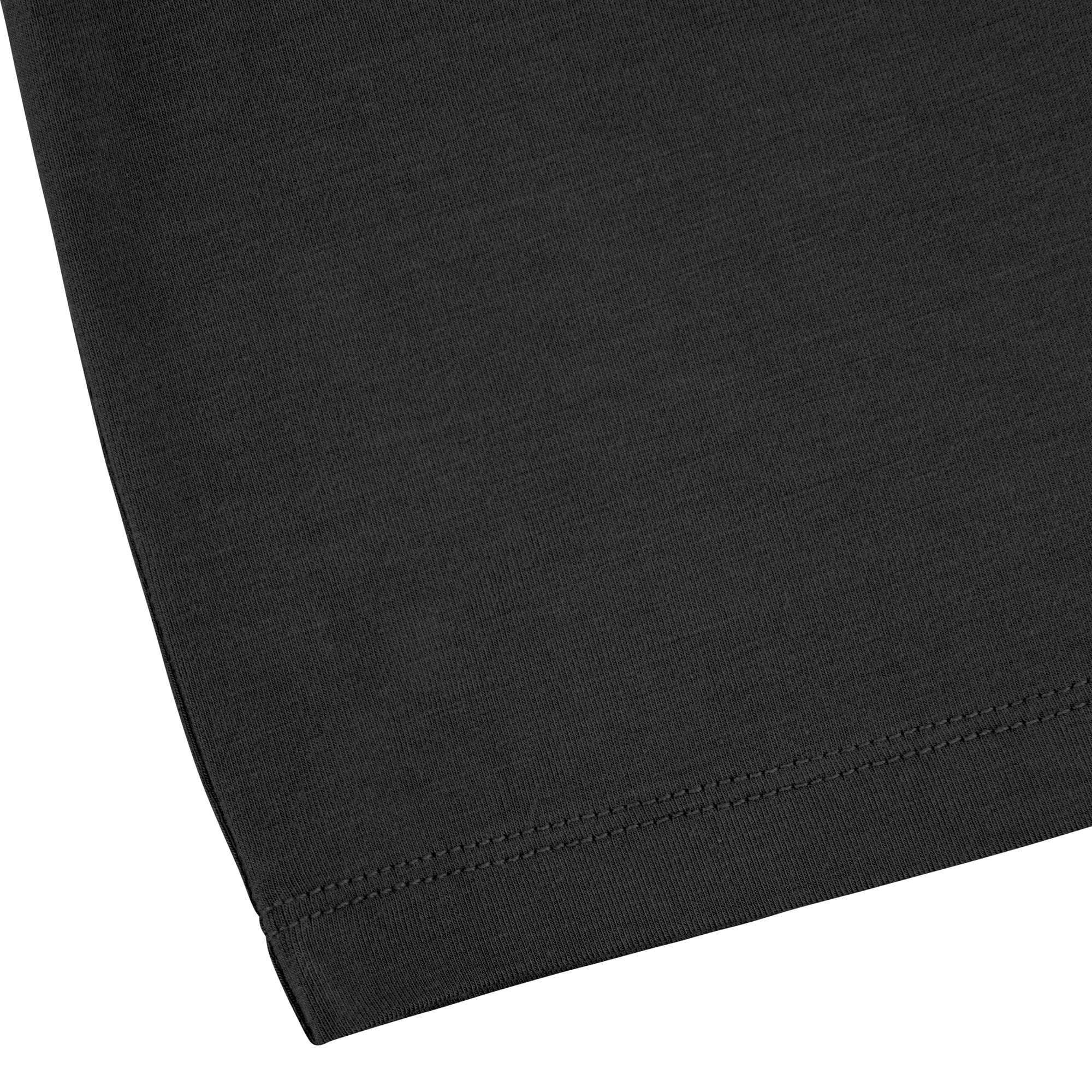 Men's Bamboo Rayon Crew Neck Tee Shirt in black with tailored fit and breathable fabric