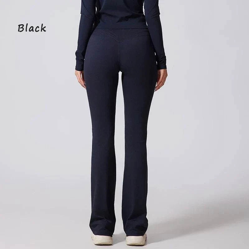 DIAS FIT JOY women's high-waisted micro-flared yoga pants