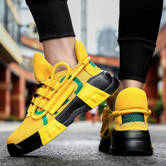 The Enigma city walk casual sneaker with front strap and breathable mesh lining