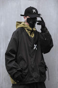 HiJ14 Black Industrial Climber Jacket with adjustable fit, moisture-wicking polyester shell, and secure pockets