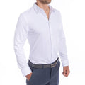 goTIELESS Ultimate Dress Shirt white with reinforced collar and bamboo fabric