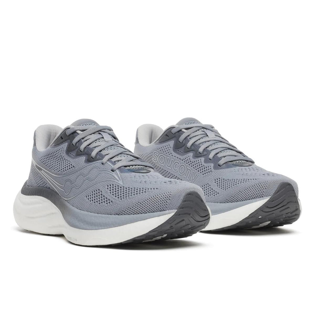 Saucony Men Ride 19 Running Shoe With PWRRUN Plus Cushioning