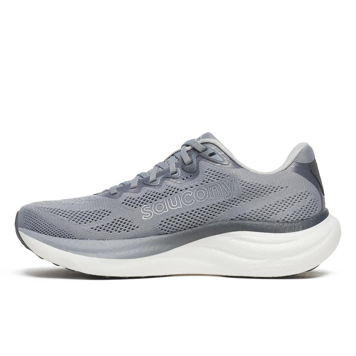 Saucony Men Ride 19 Running Shoe With PWRRUN Plus Cushioning